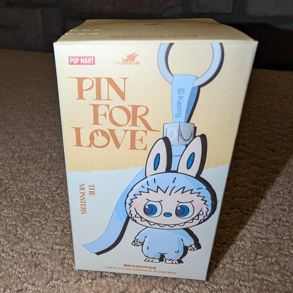 NEW Authentic POPMART Labubu Monsters Pin For Love Vinyl SEALED Blind Box